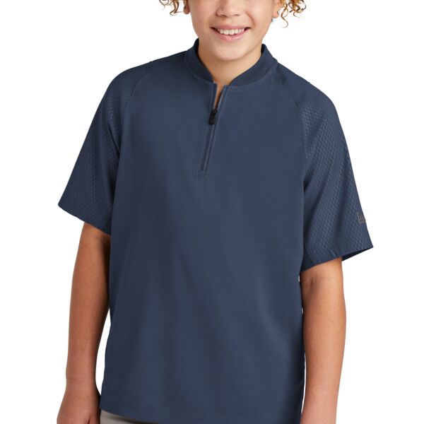 Youth Cage Short Sleeve 1/4 Zip Jacket Thumbnail
